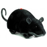 Diaľkovo ovládaná myš na kolieskach - čierna